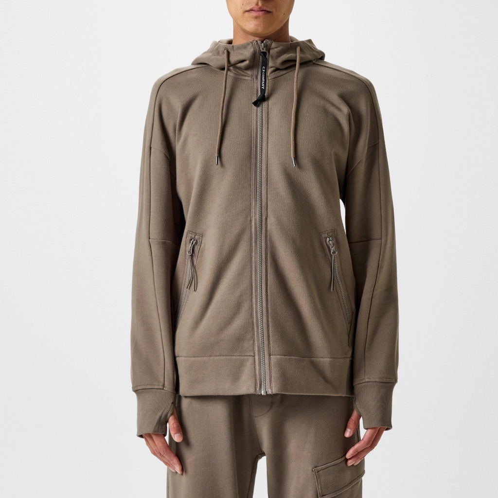 CP Company Goggle Hoodie - Walnut 359